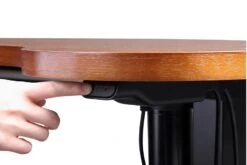 San Francisco Adjustable Desk -Office Furniture Shop san francisco height adjustable desk walnut black 4