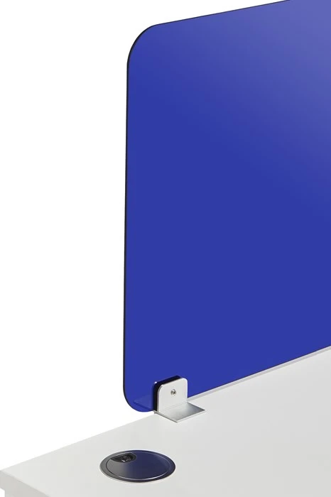 Perspex Wave Desk Screen 2 Perspex Wave Desk Screen - Image 2