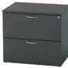 Nene Black 2 Drawer Side Filer