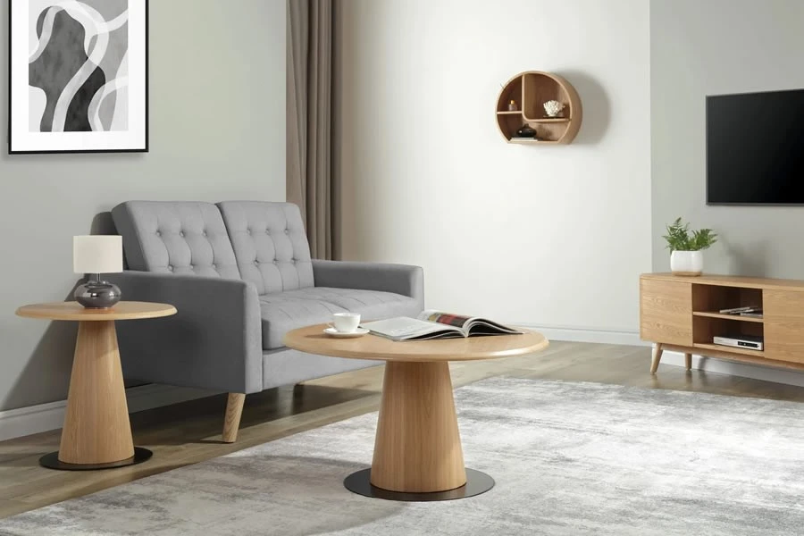 Siena Oak Lamp Table 6 Siena Oak Lamp Table - Image 6