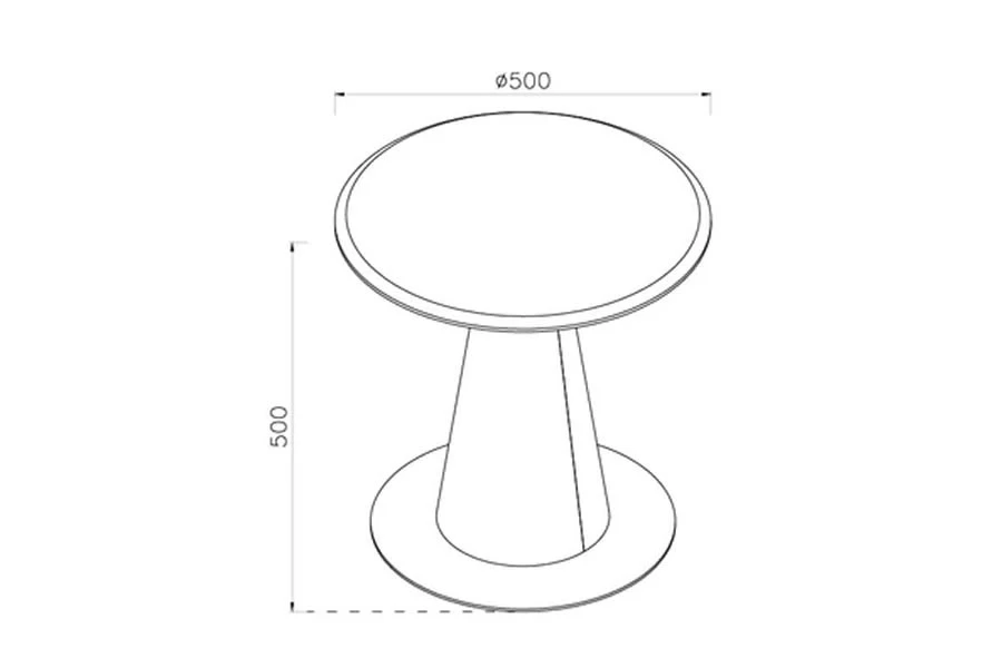 Siena Oak Lamp Table 5 Siena Oak Lamp Table - Image 5