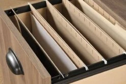 Riser Height Adjustable Desk -Office Furniture Shop sit stand desk salt oak 14