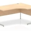 Solar Maple Cantilever Corner Desk