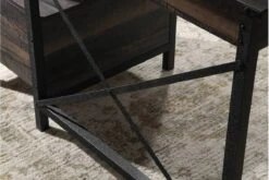 Steel Gorge Desk -Office Furniture Shop steel gorge desk carbon oak 5