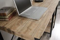 Steel Gorge Desk -Office Furniture Shop steel gorge desk milled mesquite 4