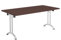 Harmony Walnut Folding Rectangular Table