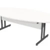 Avon Oval White Boardroom Table