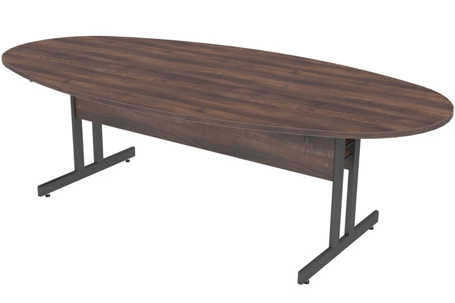 Harmony Oval Walnut Boardroom Table 1 Harmony Oval Walnut Boardroom Table