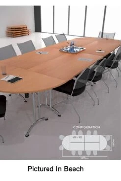 Thames Folding Rectangular Table 7 Thames Folding Rectangular Table -Office Furniture Shop table 5 5