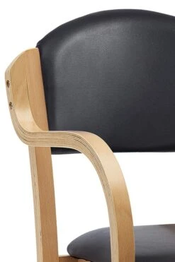 Tahara Vinyl Stackable Visitor Chair -Office Furniture Shop tahara 1
