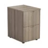Kestral Grey Oak 2 Drawer Filing Cabinet