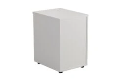 Kestral White 2 Drawer Filing Cabinet -Office Furniture Shop tes2fcwh back 45