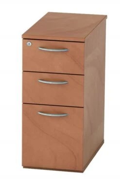 Thames Narrow Under Desk Pedestal -Office Furniture Shop thames narrow ped cherry