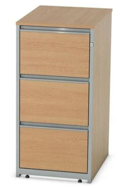 Thames Three Filing Drawers 7 Thames Three Filing Drawers -Office Furniture Shop three drawer filing cabinet light oak