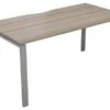 Kestral Grey Oak 1 Person Single Bench Desk