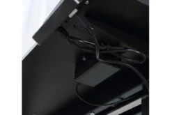 Black Height Adjustable Standing Desk 16 Black Height Adjustable Standing Desk -Office Furniture Shop vinsetto 120 cm x 60 cm electric height adjustable standing desk 9