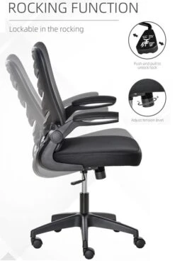 Alaska Mesh Office Chair -Office Furniture Shop vinsetto mesh office chair swivel task 4