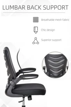 Alaska Mesh Office Chair -Office Furniture Shop vinsetto mesh office chair swivel task 6