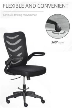 Alaska Mesh Office Chair -Office Furniture Shop vinsetto mesh office chair swivel task 7