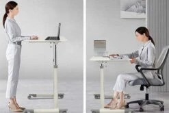 Bancroft Height Adjustable Desk 24 Bancroft Height Adjustable Desk -Office Furniture Shop white 3